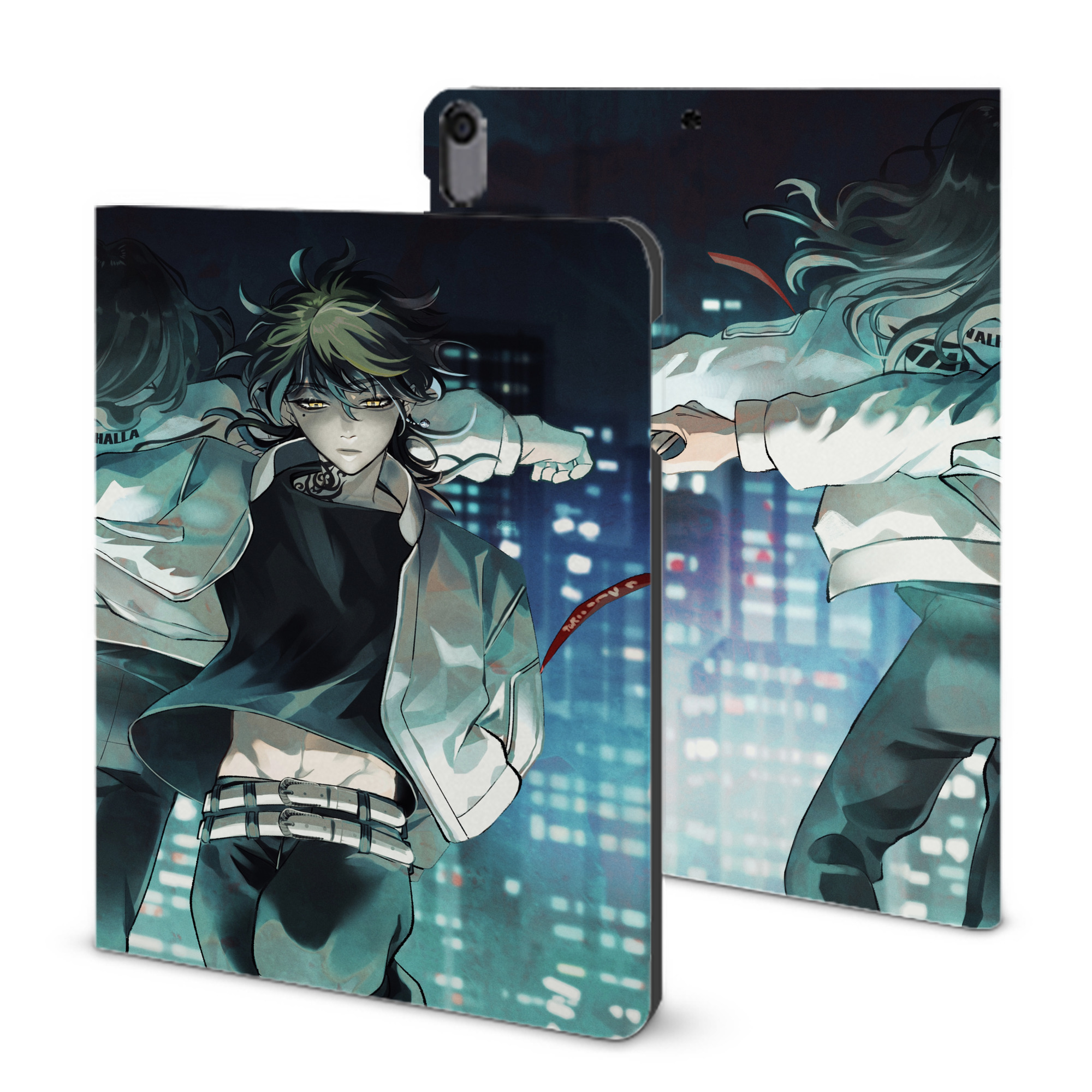 （画像用） 東京リベンジャーズ Tokyo Revengers IPad ケース ブック型 PUレザー TPU 耐衝撃 軽量 薄型 ペン収納なし 全面保護 IPad 各モデル対応
